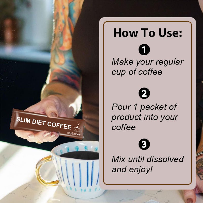 Slimming Weight Loss Instant Coffee Weight Control Coffee - A.L.M